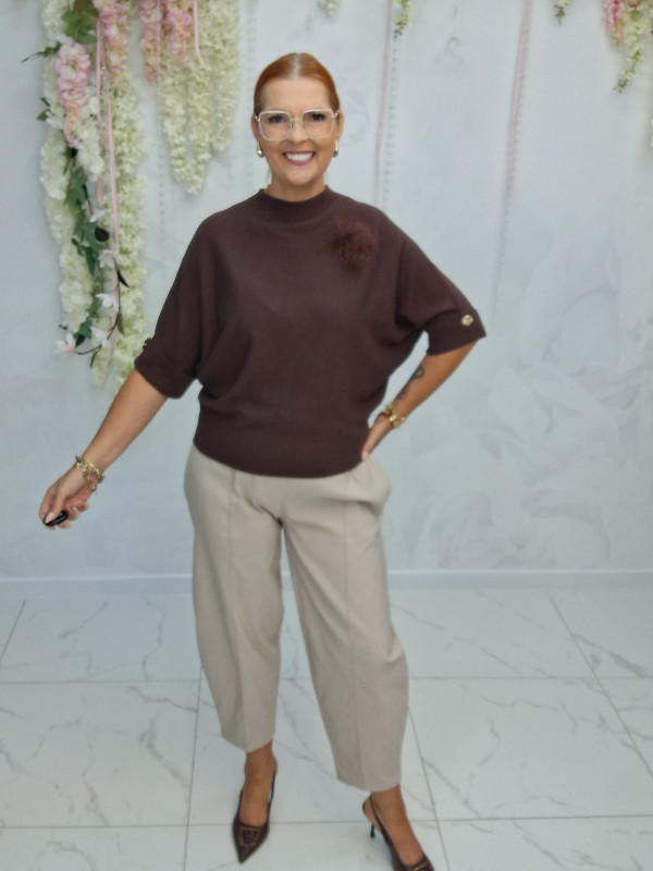 SWETER POMPON