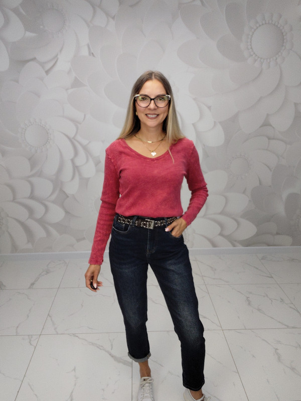 SPODNIE CIEMNY JEANS