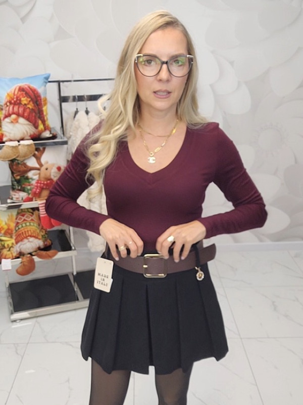 BLUZKA DEKOLT SEREK