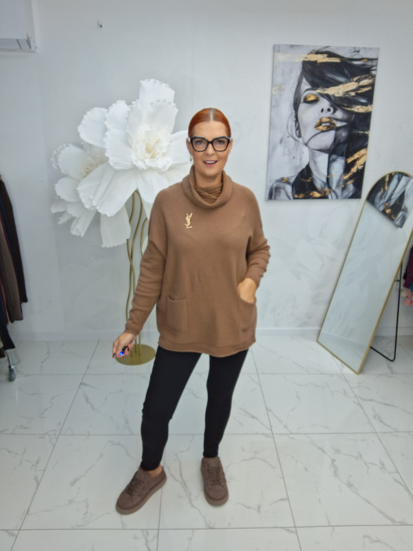 SWETER GOLF KIESZENIE