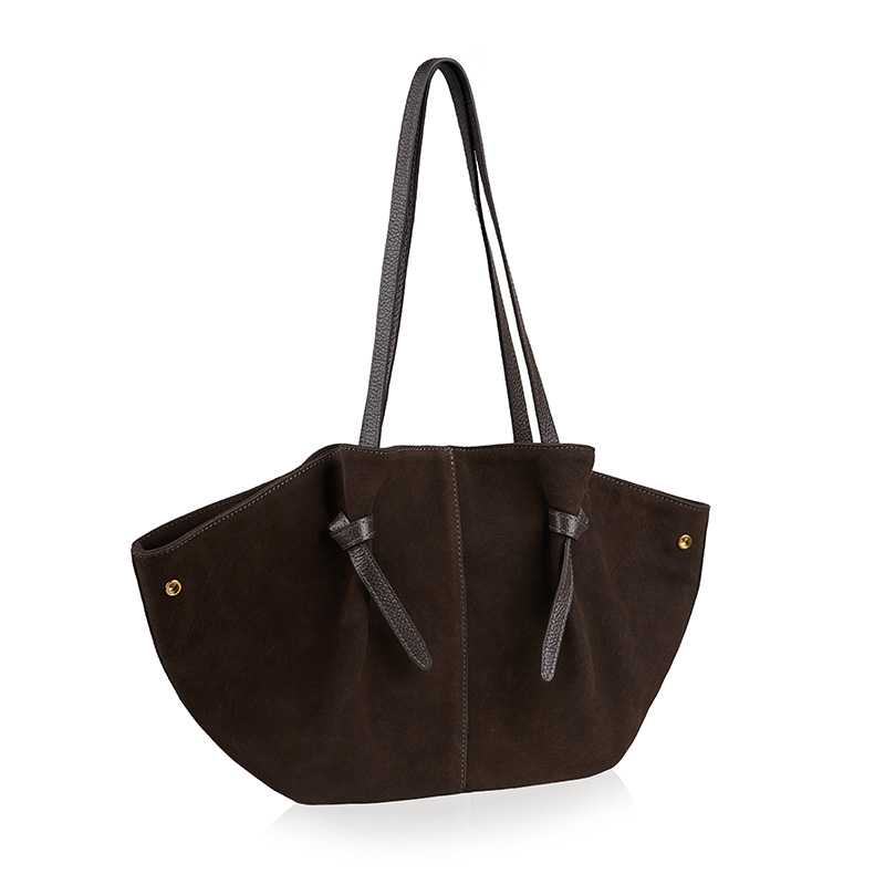 Zamszowa torebka na ramię